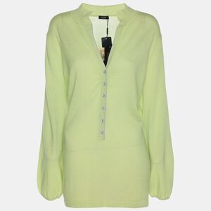 Basler Green Stretch Knit Long Sleeve Shirt Xl